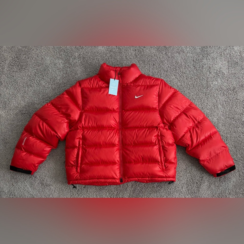 RARE Nike x NOCTA Drake Sunset Red Puffer‎ Jacket DO2783-657 Mens Size XXL